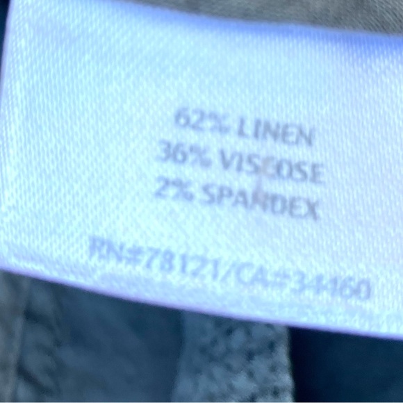 Eileen Fisher Linen Blend Open Blazer Jacket Sz Large - Picture 4 of 6